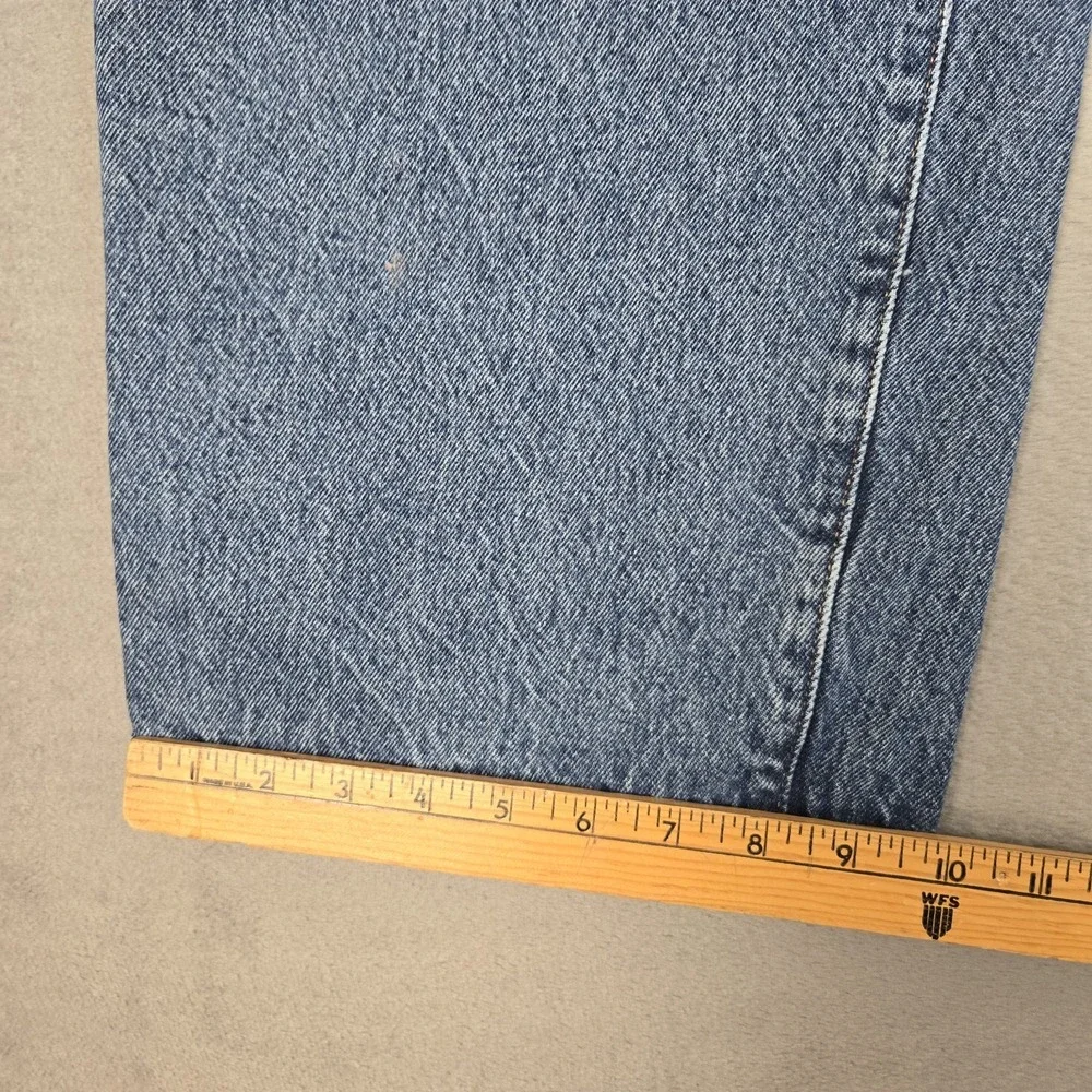 Levi's Jeans Womens 22W 501 90s Straight Denim Button Fly Classic Premium Blue
